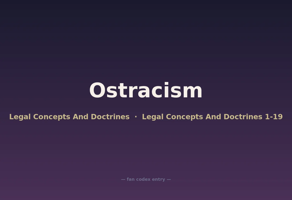 Ostracism